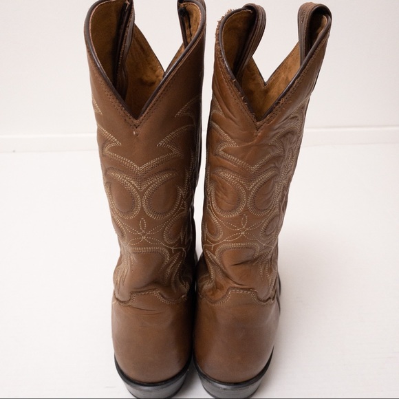 TONY LAMA Men’s Stallion 7901 Cowboy Boots Brown Size 11.5 - Picture 9 of 15